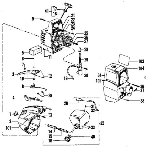 parts craftsman blower diagram gas leaf replacement sears number searspartsdirect. . Craftsman 25cc gas blower parts diagram